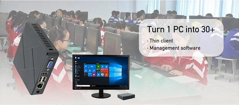 Sharerdp Arm Thin Client Cheap Zero Client A53 Rk3328 Quad-Core Rdp 10.3 Protocol